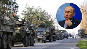 Vladimir Putin, Rusija, Ukrajina, ruska vojska, tenkovi, vojna vozila, kolona vojnih vozila