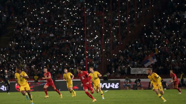 Srbija Švedska atmosfera na Marakani